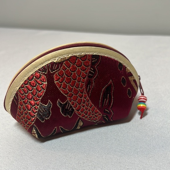 NEW Embroidered Zipper Coin Purse / Jewelry Bag Pack of 3 - Picture 8 of 9